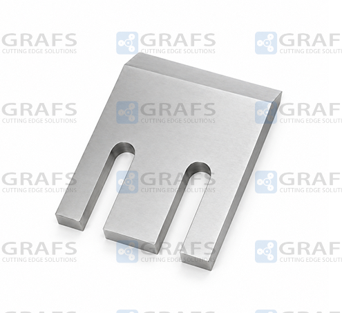 Nóż do rębaka Albach Silvator 225 × 200 × 18 mm | 1.2361 | OEM 2110096762