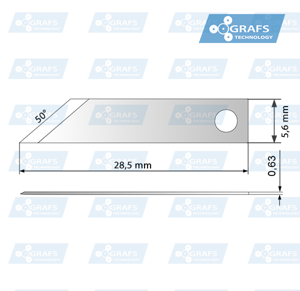 Zund Messer Typ 6 Oszillierende Klinge 3910310 - Ersatz