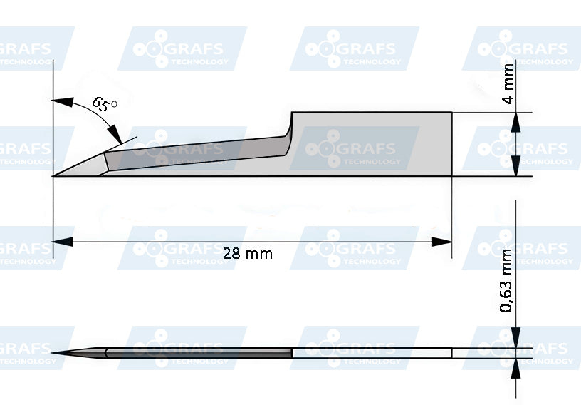 Zünd Z51 Rotationsmesser, zehneckige Klinge, 3910336 – Ersatz (Kopie)