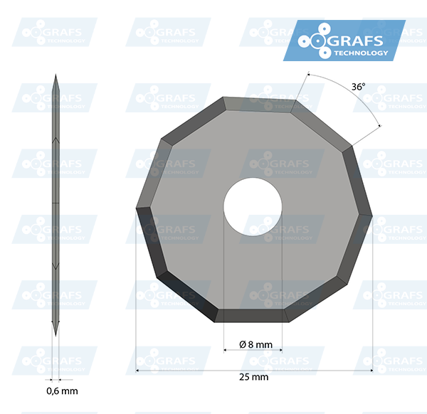 Zund Z50 rotary blade knife 3910335 – replacement