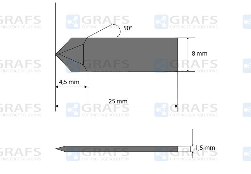 Zund Z51 rotary knife, decagonal blade, 3910336 – replacement (Copy)