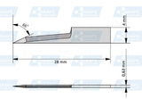 Zünd Z51 Rotationsmesser, zehneckige Klinge, 3910336 – Ersatz (Kopie)